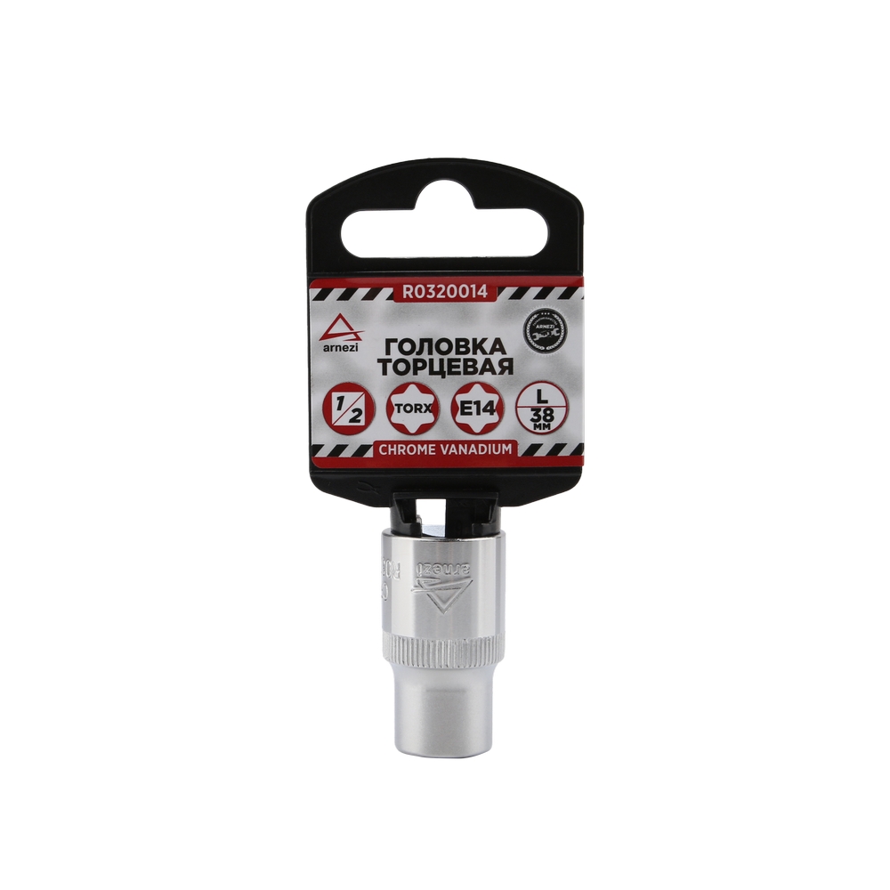 Головка 1/2 внешний TORX Е14 L=38 мм, на холдере