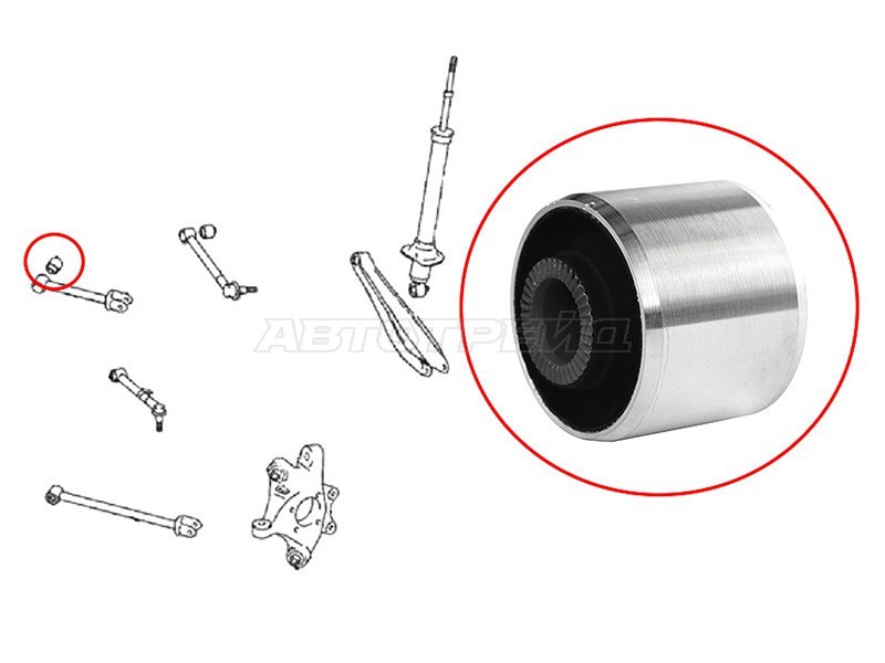 Сайлентблок Toyota Crown 03-08 / Lexus GS 05-12