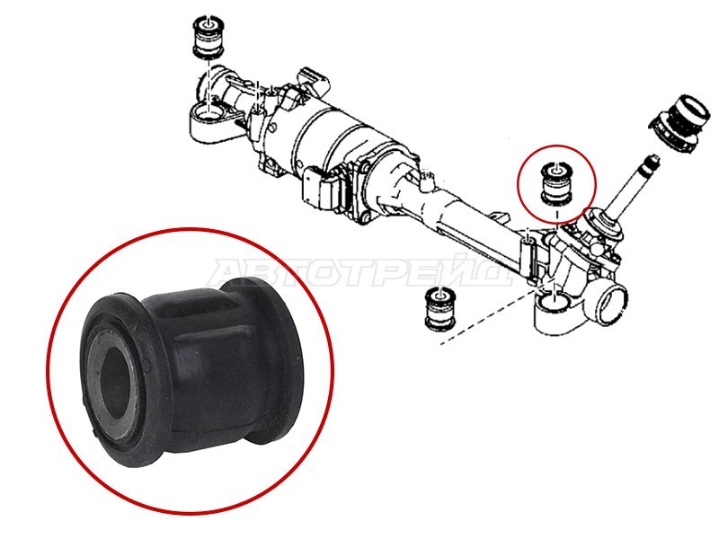 Сайлентблок рулевой рейки Mazda 6 07-12 / Atenza 07-12