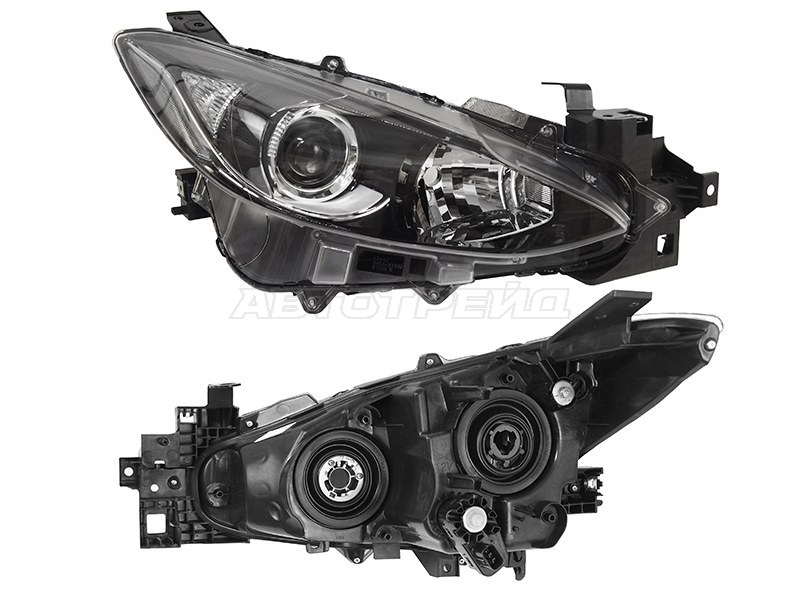 Фара Mazda 3 13-16 / Axela 13-16 (Справа / Галоген / С электрокорректором)