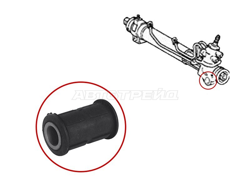 Сайлентблок рулевой рейки Lexus RX 97-06 / Toyota Harrier (XU10,XU30) 97-13