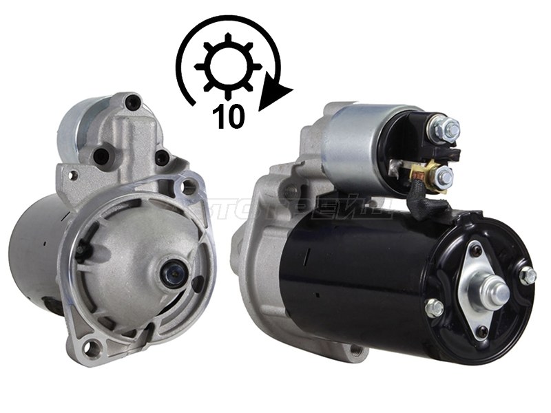 Стартер Mercedes-Benz C-Class 93-08 / E-Class 84-09 (2 kW / Z=10 / BOSCH)