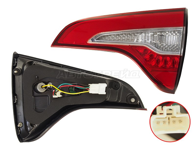 Фонарь в крышку багажника Kia Sorento 12-21 (Справа / LED)