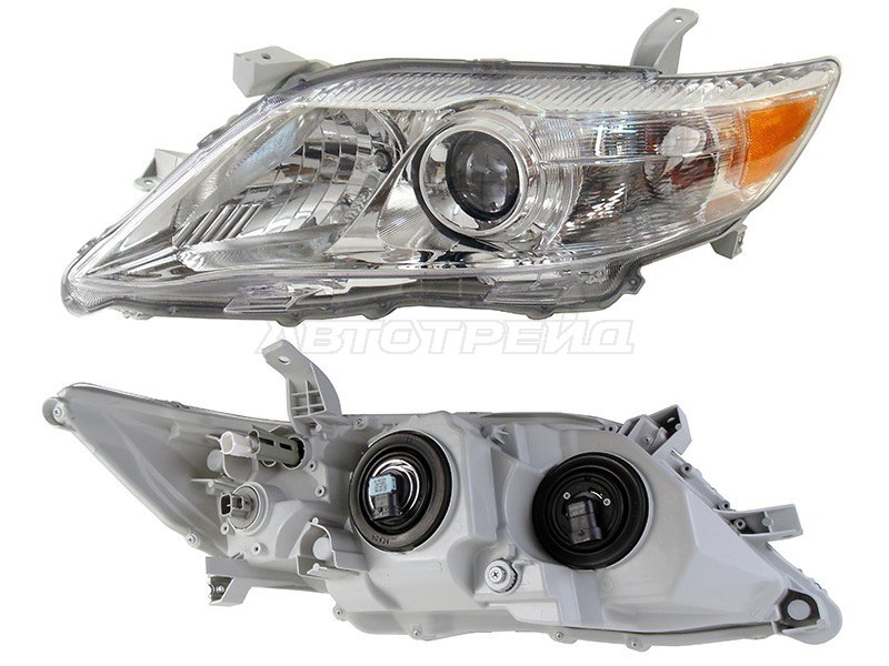 Фара Toyota Camry Europe / Russia (XV40) 09-11 / Camry USA 09-11 (Слева / Галоген / Ручная регулировка)