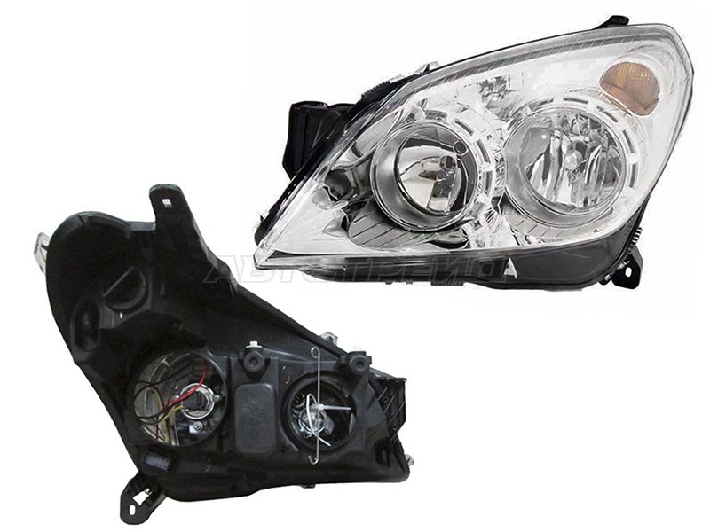 Фара Opel Astra 06-13 / Astra Family 11-14 (Слева / Галоген / С электрокорректором)