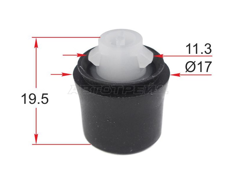 Отбойник Lexus RX 08-15 / Toyota Avensis 06-08 (двери TOYOTA / LEXUS (1 шт.))
