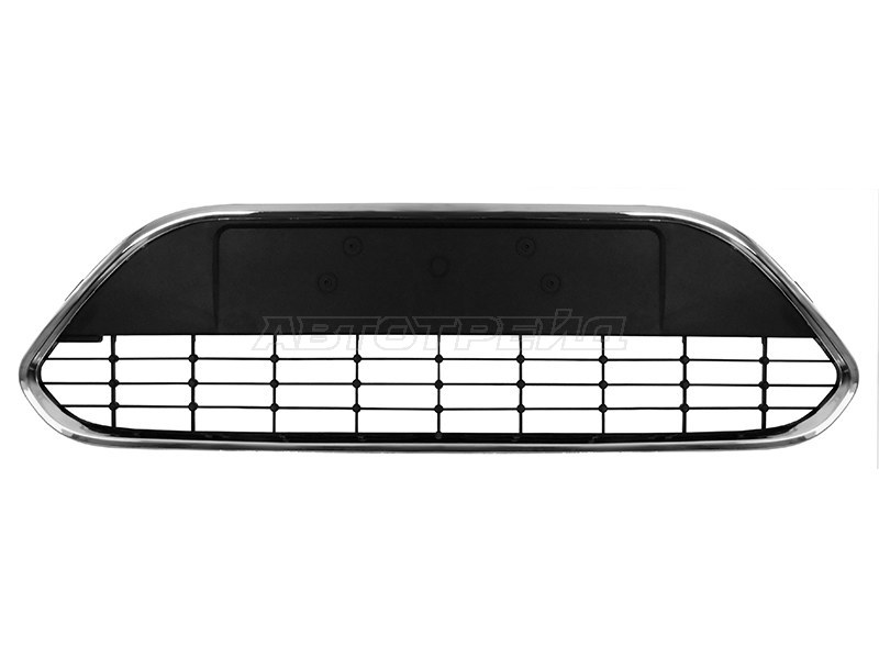 Решетка в бампер Ford Focus 07-11 (с молдингом)