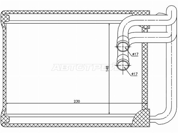 Радиатор отопителя салона Hyundai Sonata 04-10 / Kia Magentis 06-10