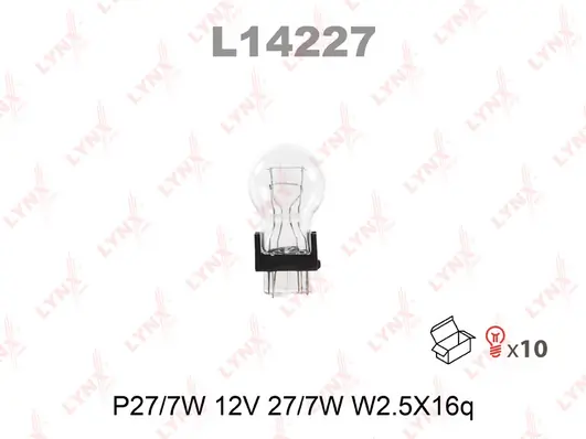 Лампа P27/7W 12V W2,5X16Q