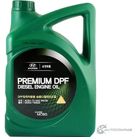 5W-30 Premium DPF Diesel ACEA C3, 6л (полусинт. мотор. масло)