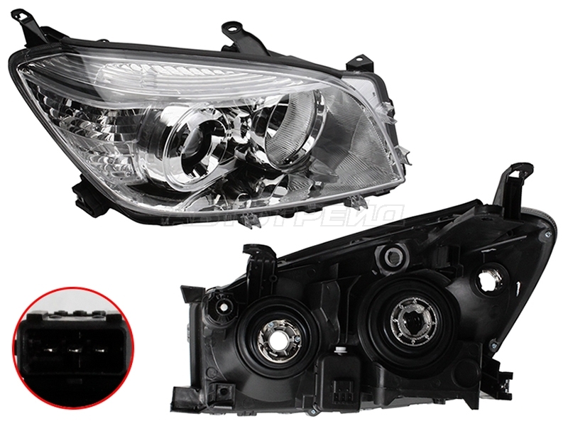 Фара Toyota RAV4 (XA30) 05-08 (Справа / Галоген / С электрокорректором)
