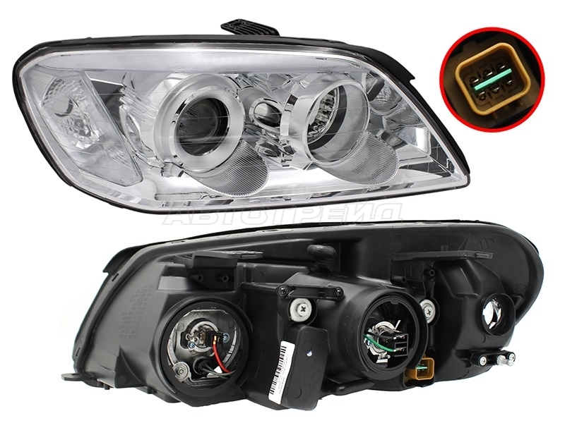 Фара Chevrolet Captiva 06-11 / Daewoo Winstorm 06-10 (Справа / Галоген / Ручная регулировка)