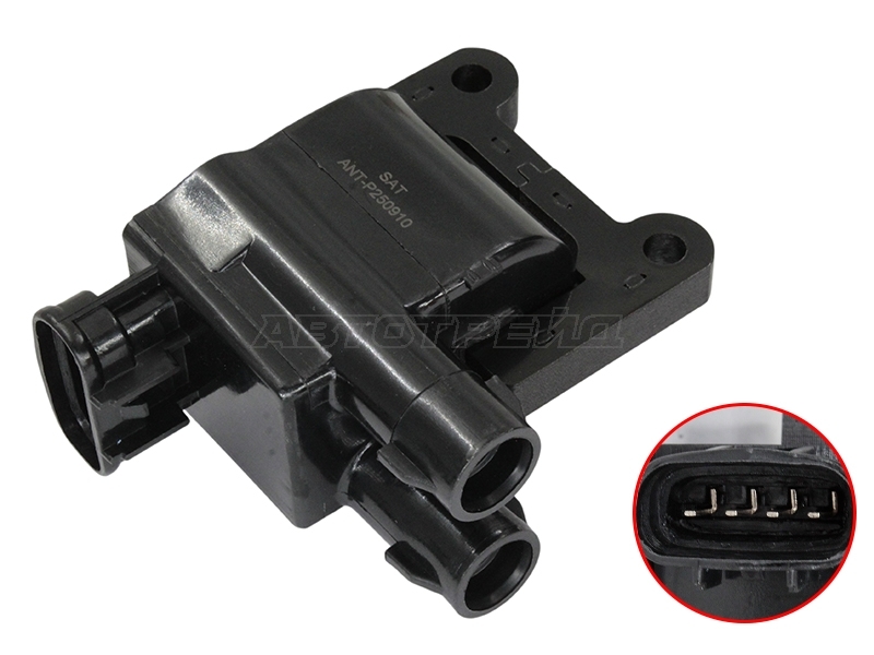 Катушка зажигания Toyota Avensis (T220) 97-03 / Caldina 92-07 2RZFE;3RZFE;3SFE;4SFE;5SFE (1 и 4 цилиндр)