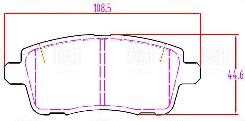 Колодки тормозные дисковые для автомобилей Chery Tiggo 7 (21-) / Chery Tiggo 7 Pro (21-) · зад
