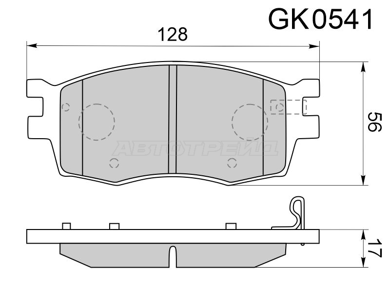 CKKK-35 Колодки тормозные дисковые · перед