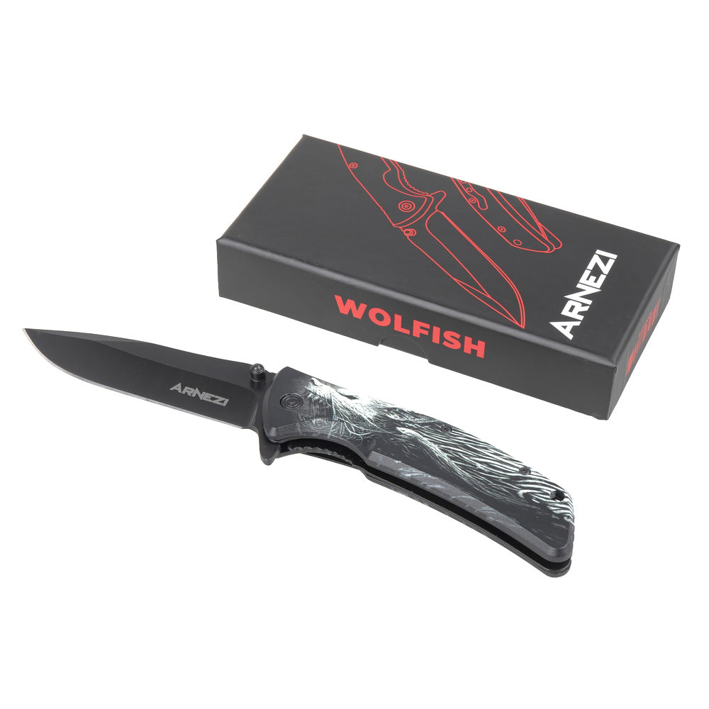 Нож туристический складной Wolfish