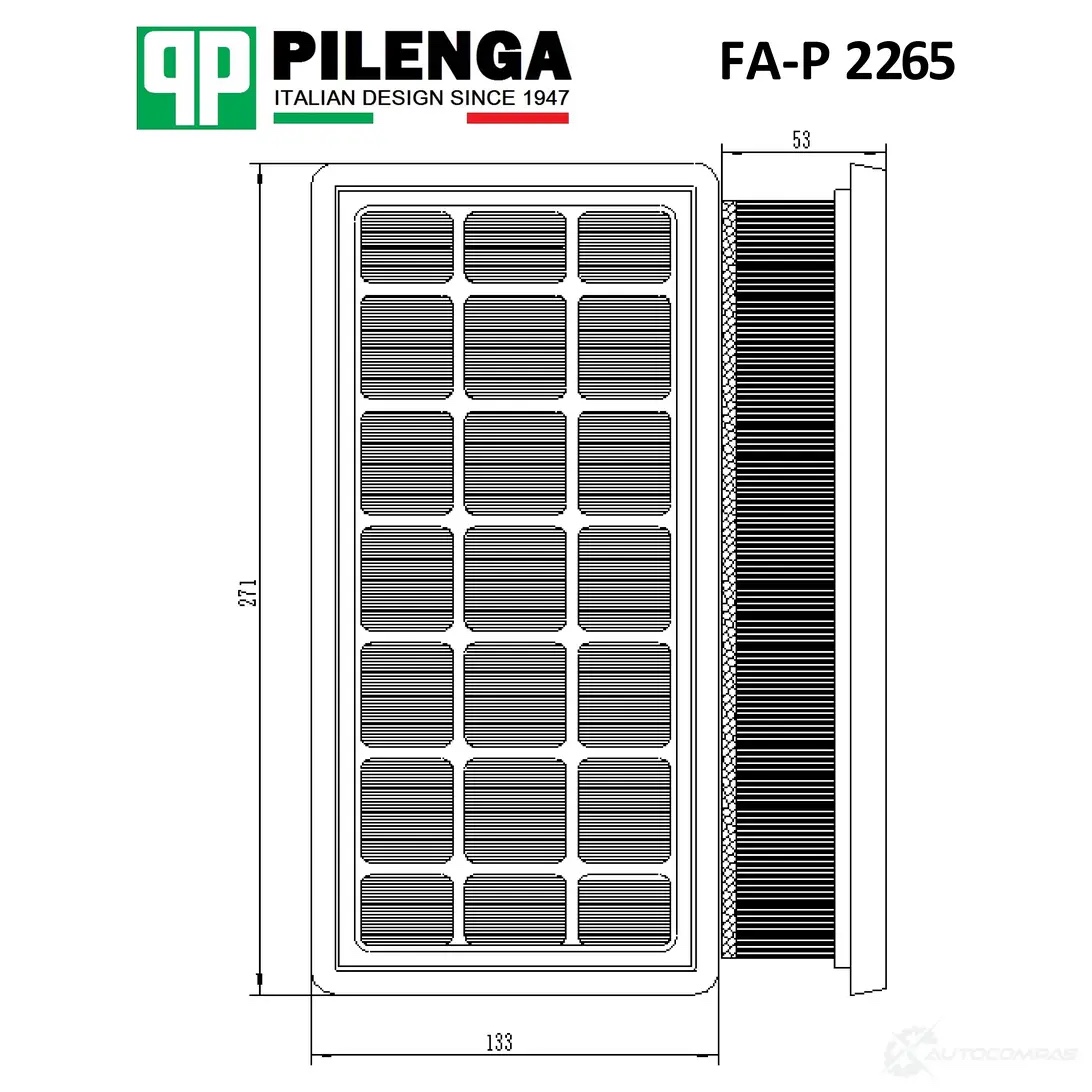 Pilenga FAP2265 — Фильтр воздушный