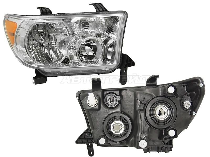 Фара Toyota Sequoia 07-17 / Tundra 06-13 (Справа / Галоген / Ручная регулировка)