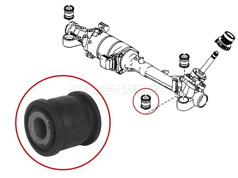 Сайлентблок рулевой рейки Mazda 6 07-12 / Atenza 07-12
