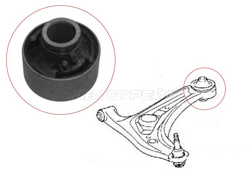 Сайлентблок Toyota Corolla Fielder (E160) 12- / Probox 14-