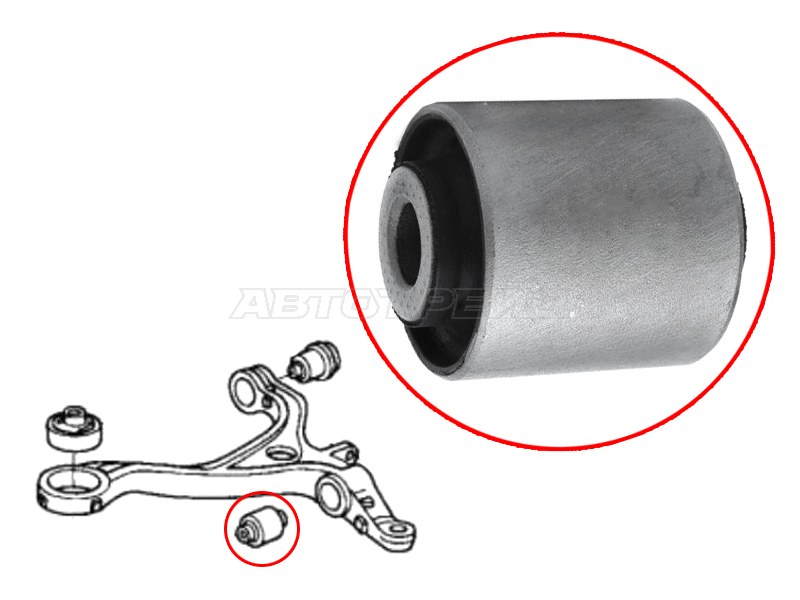 Сайлентблок рычага Honda Accord 93-13 / Acura TL 96-08