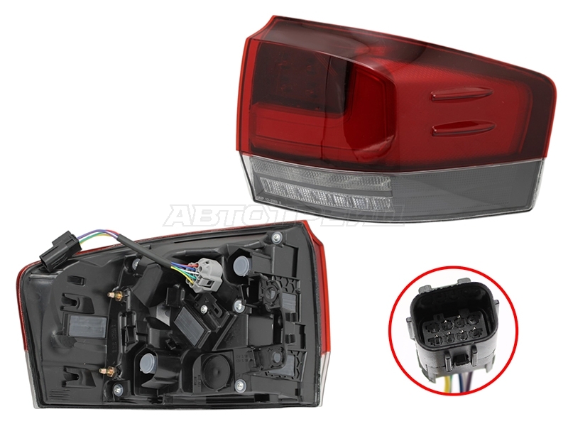 Фонарь задний Toyota Land Cruiser (J300) 21- (Справа / LED / динамический)