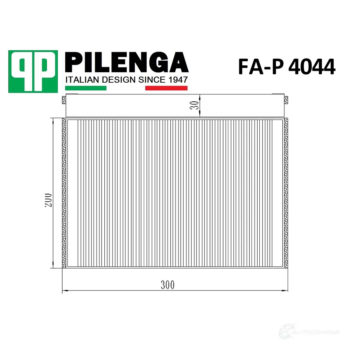 Pilenga FAP4044 — Фильтр салонный