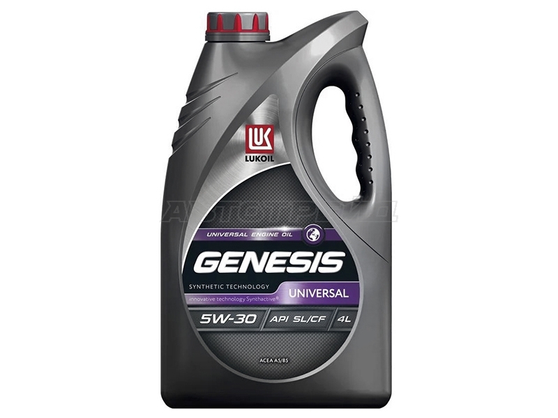 Масло моторное полусинтетическое LUKOIL GENESIS UNIVERSAL 5W30 SL / CF / A5 / B5 4л