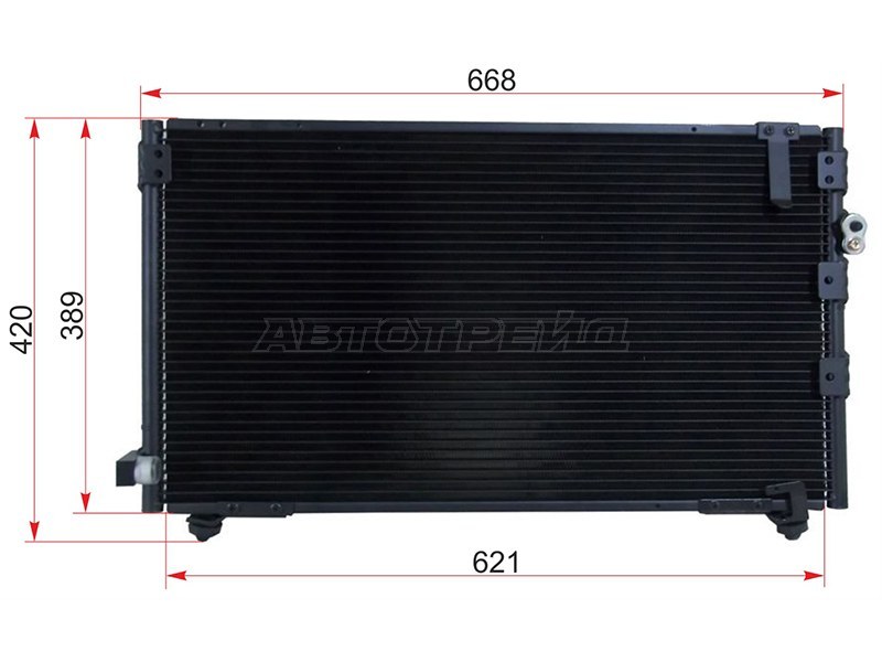 Радиатор кондиционера Toyota Ipsum (SXM10) 96-01 / Gaia 98-04