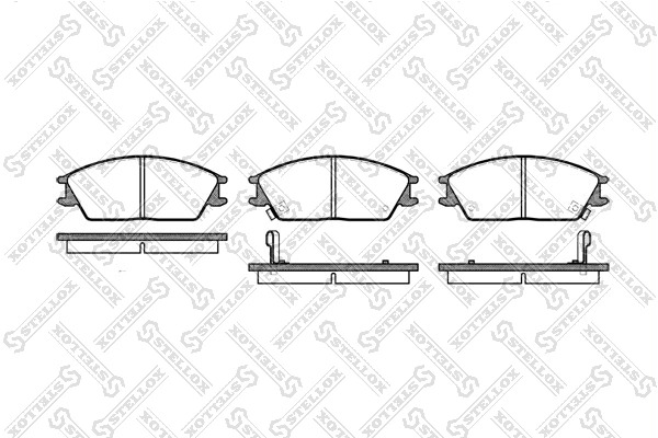Колодки диск. п. Hyundai Accent 1.3-1.5i · перед