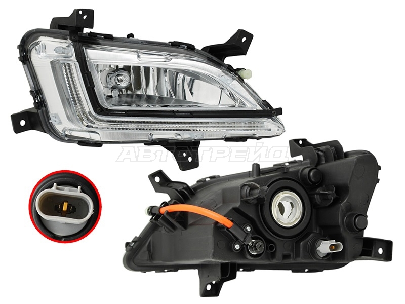 Фара противотуманная (Справа / ДХО) Hyundai Tucson 18-21