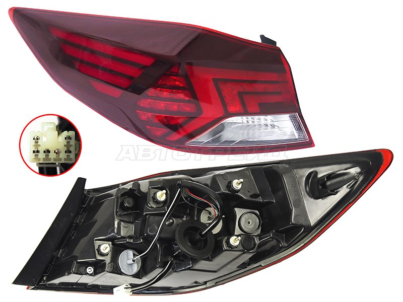 Фонарь задний Hyundai Elantra 18-20 (Слева / LED)