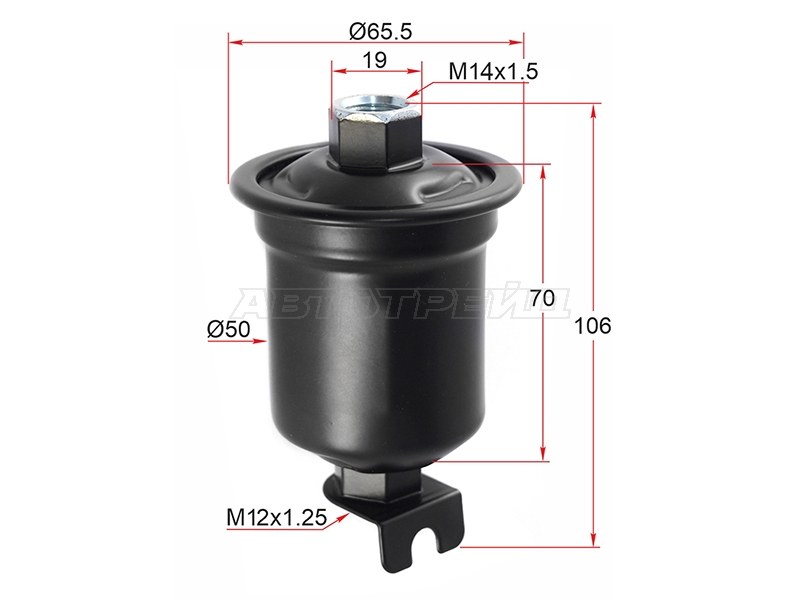Фильтр топливный Toyota RAV4 (XA10) 94-00 / Mitsubishi Mirage 95-00