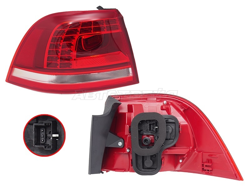 Фонарь задний Volkswagen Touareg 14-18 (Слева / LED)