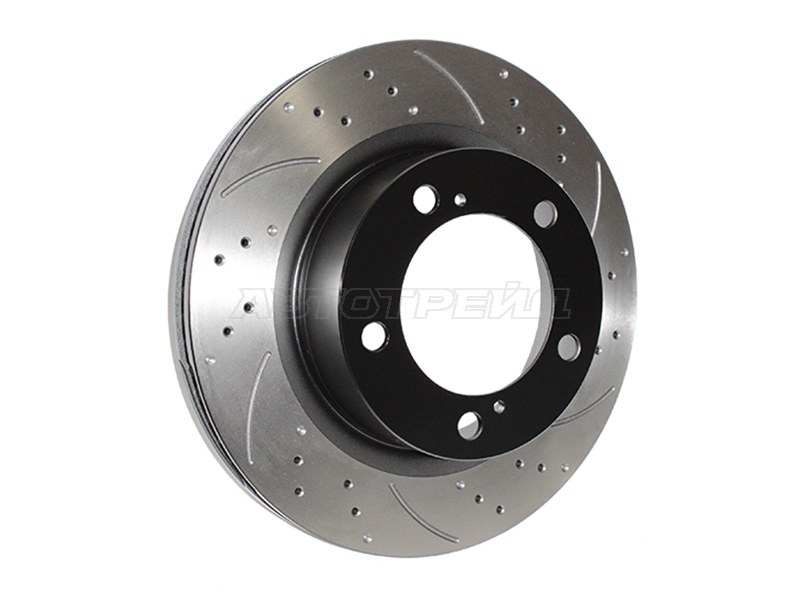 Диски тормозные комплект Toyota Land Cruiser (J200) 07-21 / Lexus LX 07-23 (Спереди / Перфорированный)