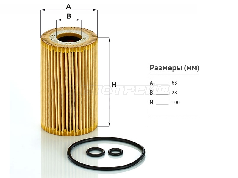 Фильтр масляный Audi A3 03-13 / A4 00-15