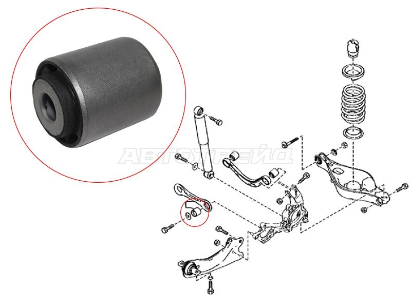 Сайлентблок Mazda 6 02-12 / 6 MPS 05-07