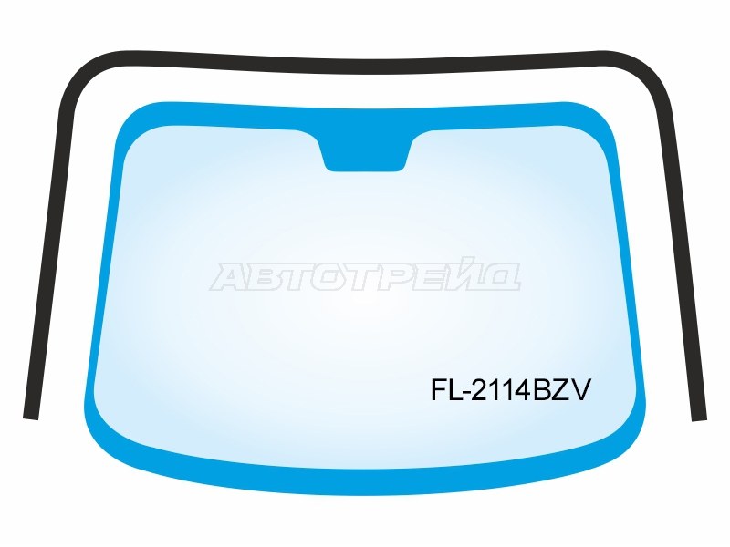 Молдинг лобового стекла (П-образный) Hyundai Sonata 98-13 / Kia Optima 00-05