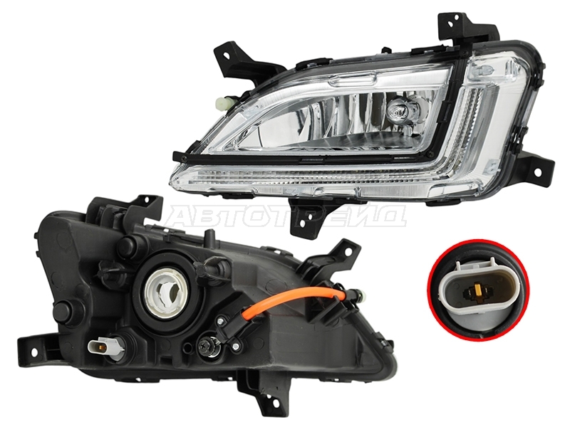 Фара противотуманная (Слева / ДХО) Hyundai Tucson 18-21