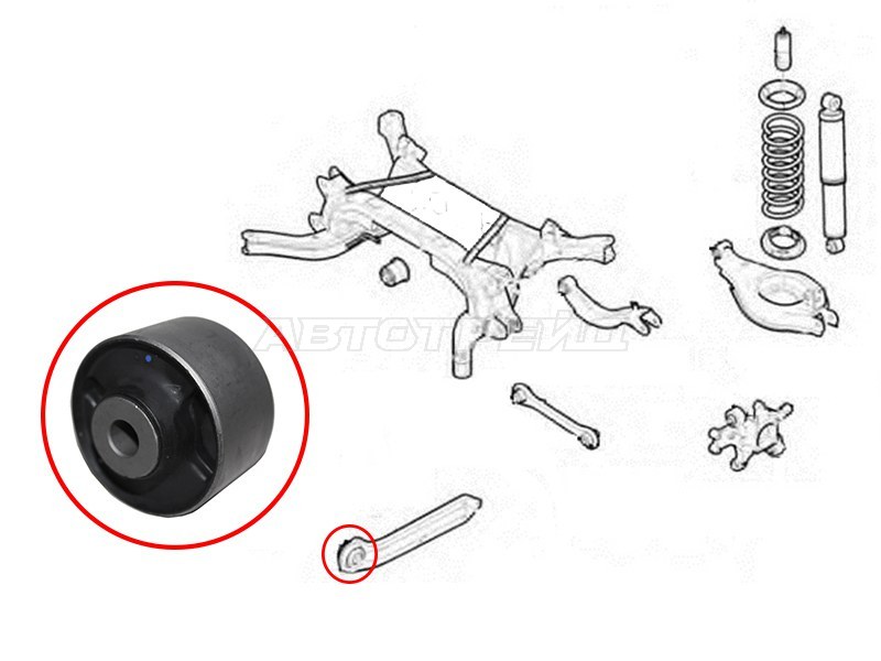 Сайлентблок Chevrolet Captiva 06-15 / Opel Antara 06-15