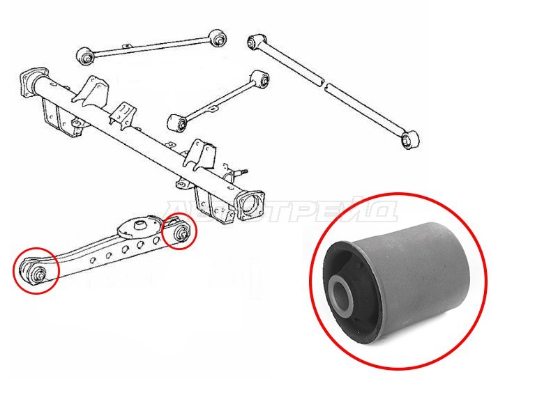 Сайлентблок рычага Toyota Probox 02-