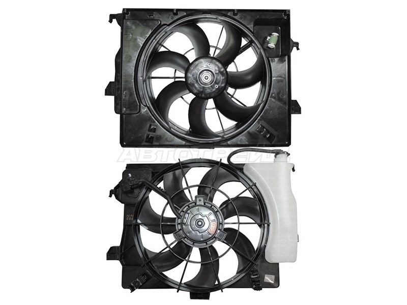 Диффузор радиатора Hyundai Solaris 10-17 / Kia Rio 11-17