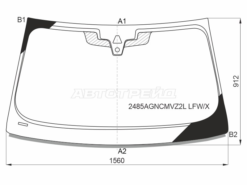 Стекло лобовое (Камера / Датчик дождя / Молдинг) BMW 5-Series 20-24 / M5 17-20