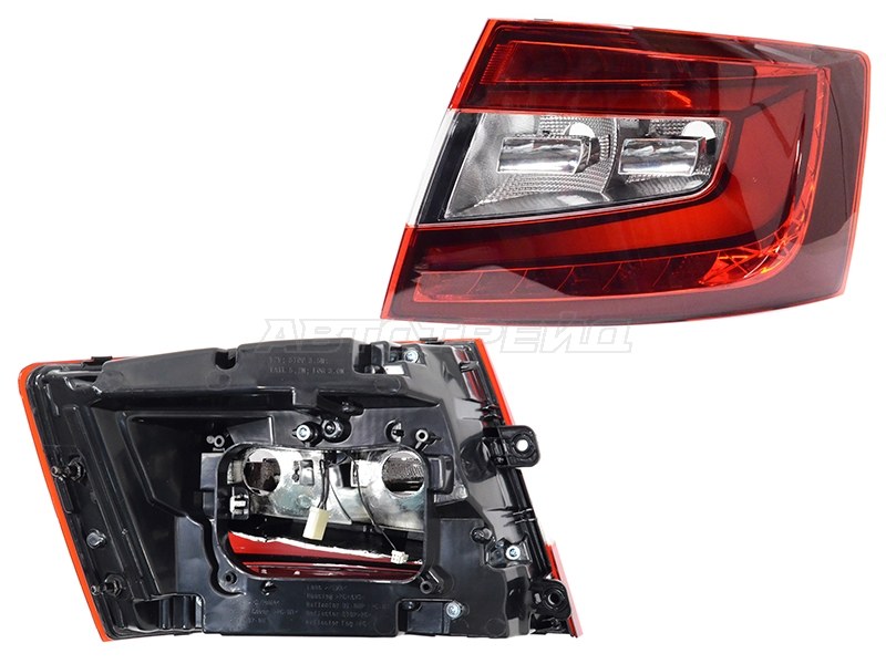 Фонарь задний Skoda Octavia 16-20 (Справа / LED)