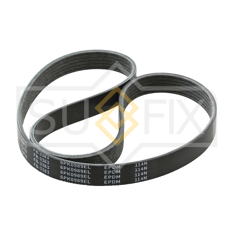 Ремень эластичный поликлиновой (ELASTIC BELT) 6PK0989EL