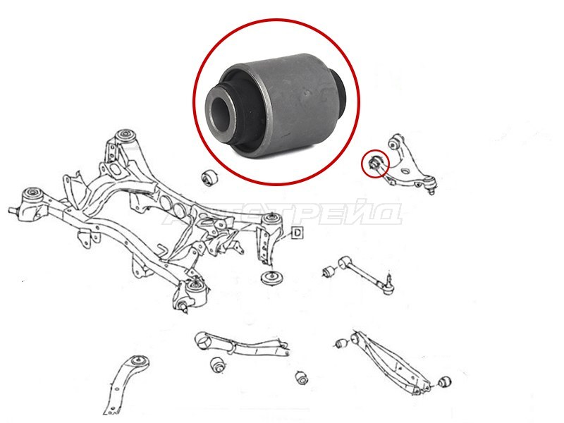 Сайлентблок рычага Subaru Forester 07-19 / Impreza 07-14