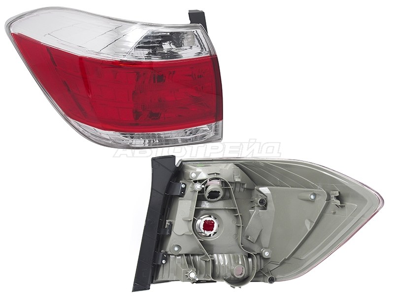 Фонарь задний Toyota Highlander 10-13 (Слева)