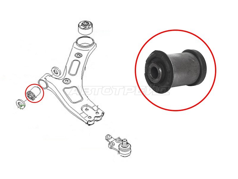 Сайлентблок рычага Hyundai Grand Starex 07-22 / H1 07-22