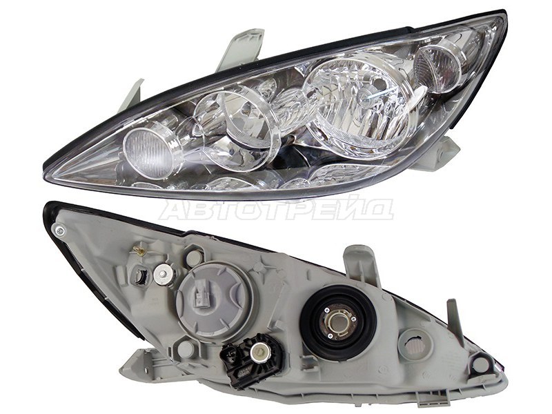 Фара Toyota Camry (XV30) 04-06 (Слева / Галоген / С электрокорректором)