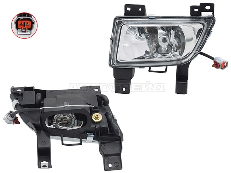 Фара противотуманная (Слева / 5D HBK / 4D SED) Mazda Familia 98-04 / Premacy 99-01